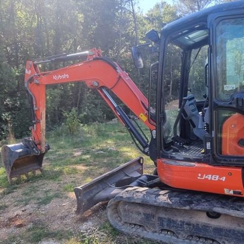 MINI PELLE KUBOTA U48-4 -2243 Hrs