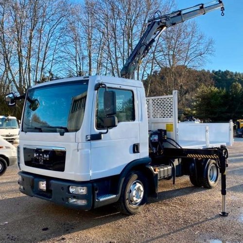 Camion MAN TGL 12.240 BENNE GRUE 4×2