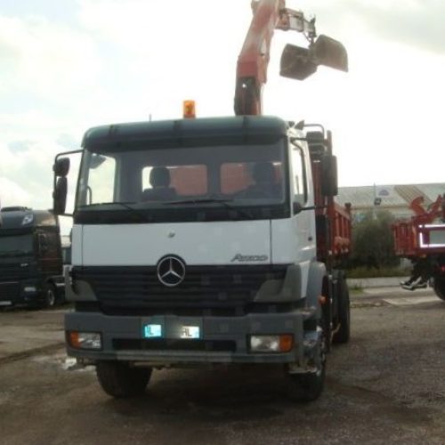 Camion Mercedes-Benz MERCEDES ATEGO 1823 BIBENNE GRUE